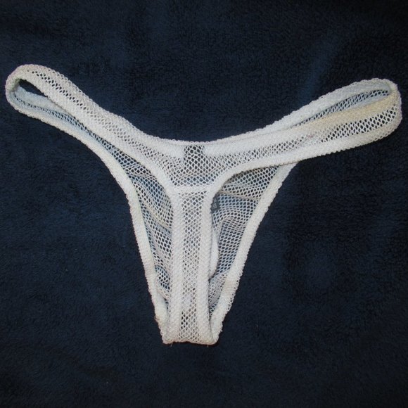 Male Power Red Velcro Side Strap Briefs and White Mesh Bikini Briefs Size M - Picture 11 of 13